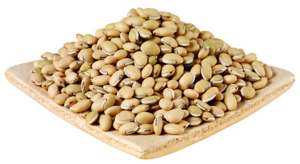 DISH OF VAL BEANS / HYACINTH BEANS CUT OUT