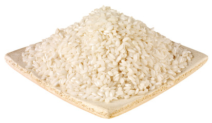 DISH OF ARBORIO /  RISOTTO RICE CUT OUT