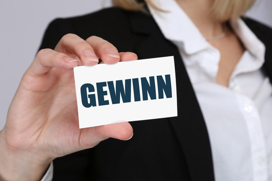 Gewinn Profit Erfolg im Unternehmen Business Konzept