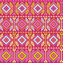 Colorful seamless pixel patterns. Print. Cloth design, wallpaper.