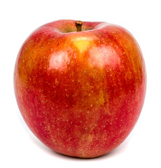 Fresh red apple isolated on white