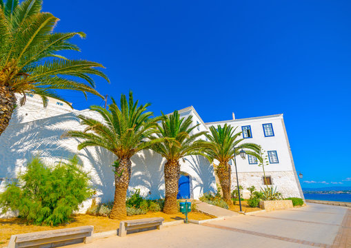 in Spetses island in Greece