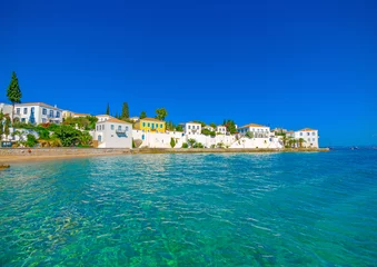 Tableaux sur verre Porte in Spetses island in Greece
