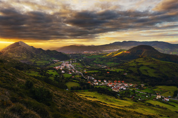 Zierbena village from Punta Luzero