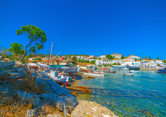 in Spetses island in Greece - 104488105