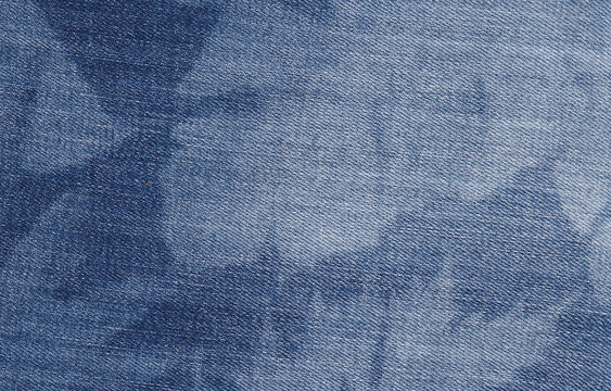 Denim blue cloth texture.