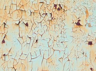 Fototapeta premium Hintergrund, Rost, Türkis
