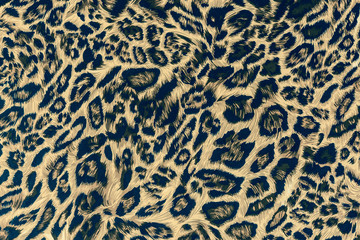 texture of print fabric striped leopard