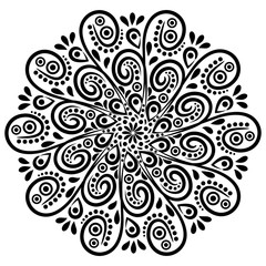 Background mandala vector