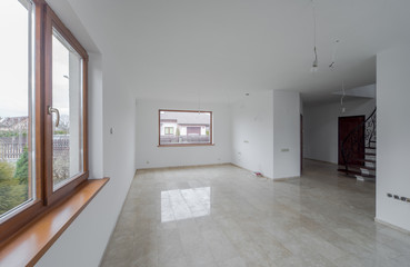 Empty room in new modern house.