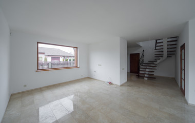 Empty room in new modern house.
