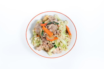 cauliflower and chicken(chinese food)