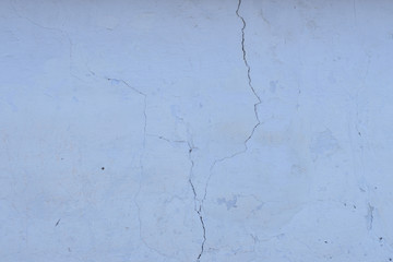 Wall fragment with attritions and cracks