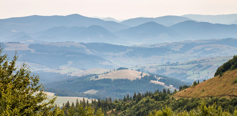 Obraz premium Mountain View in Piliptse.