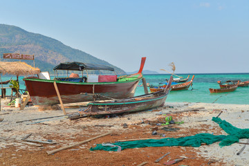 Shipyard in Lipe island