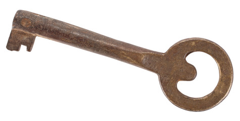 Old rusty key