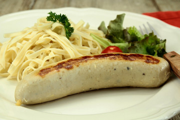 boudin blanc et tagliatelles 04032016