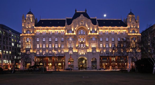 Gresham Palace in Budapest. Hungary
