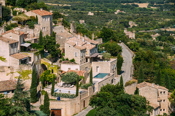 Obraz premium Picturesque hill top village of Gordes in Provence, France