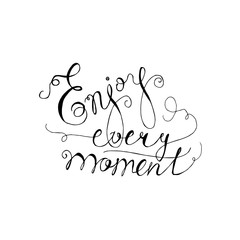 Lettering motivation poster