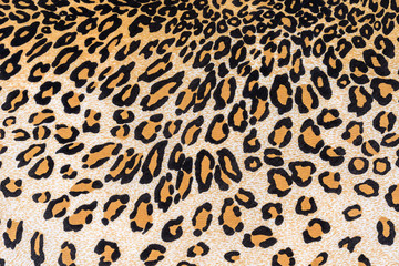 texture of print fabric striped leopard