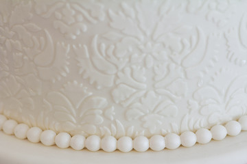Close up of wedding cake
