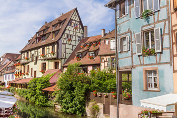 Fototapeta na wymiar Colmar, Petit Venice, Alsace, France.
