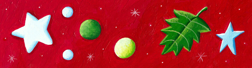 Acrylic Christmas background
