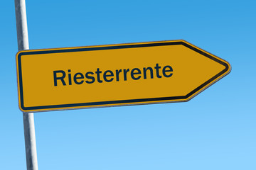 Schild 65 - Riesterrente