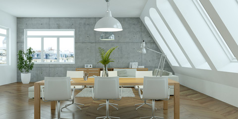moderne Dachgeschoß Wohnung