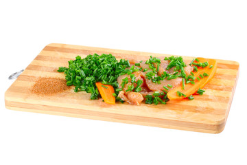 chicken breasts on cutting board