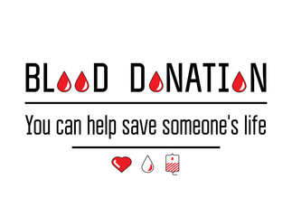 Blood donation icons
