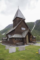 Fototapeta na wymiar Chiesa di legno