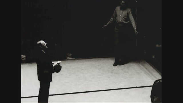 A 1931 boxing match in New York.