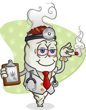 Medical Marijuana Doctor Cartoon