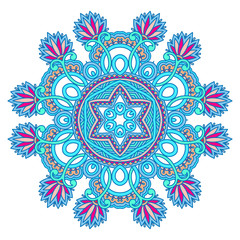 Vector decorative round element.