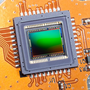A sensitive matrix of the digital photocamera