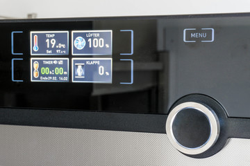 Drehknopf an Klimaanlage