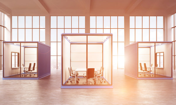 Office Made Of Sea Cabins