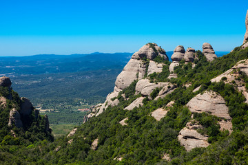 mountain Montserrat of Spain