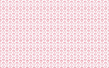 Vector Watercolor Heart Seamless Pattern