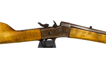 Old used rifle