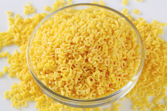 Alphabet pasta