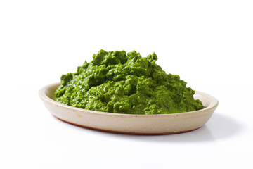 Spinach puree