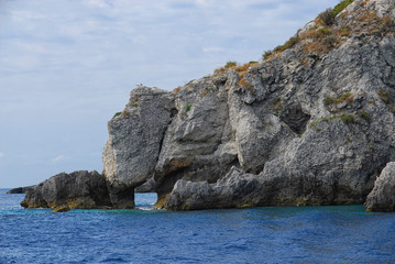 Fototapeta na wymiar Costa delle isole Tremiti