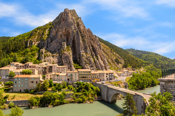 Sisteron in Provence, France - 104527107