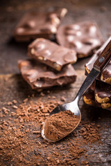 Chocolate with nuts
