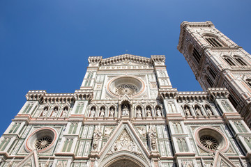 Fototapeta premium Dramatic View of the Cathedral of Florence