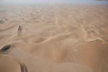 Fototapeta na wymiar Sand dunes form the air