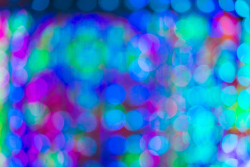 Abstract circular light bokeh background